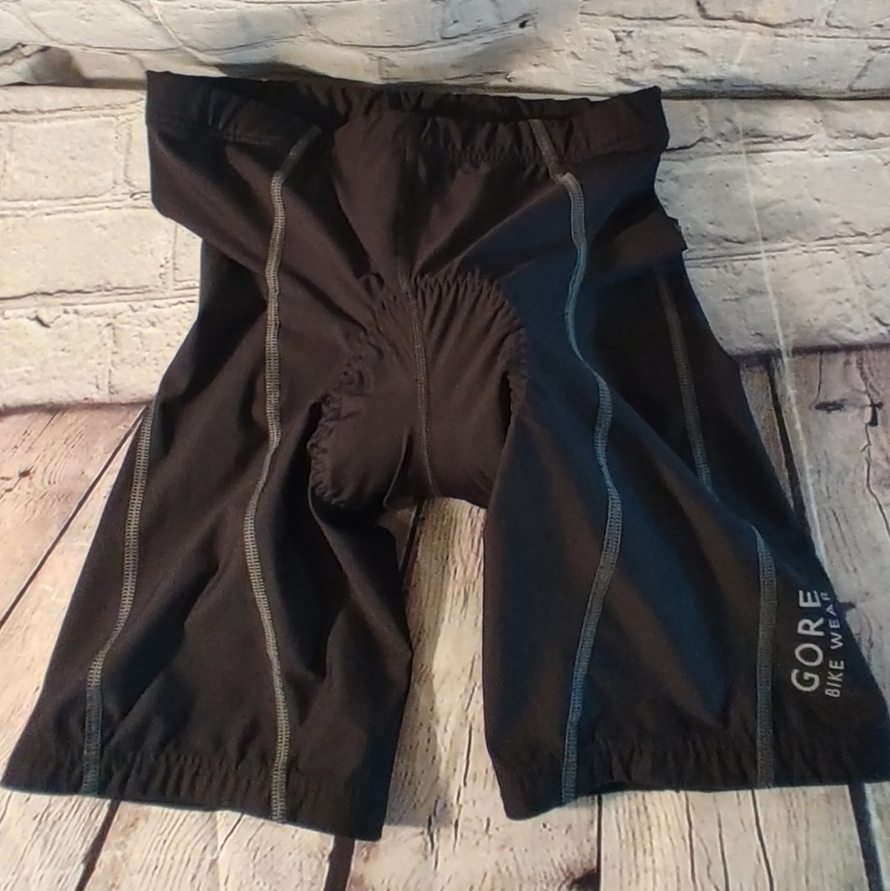 Women's Gore Wear Black Padded Biking Shorts Med
